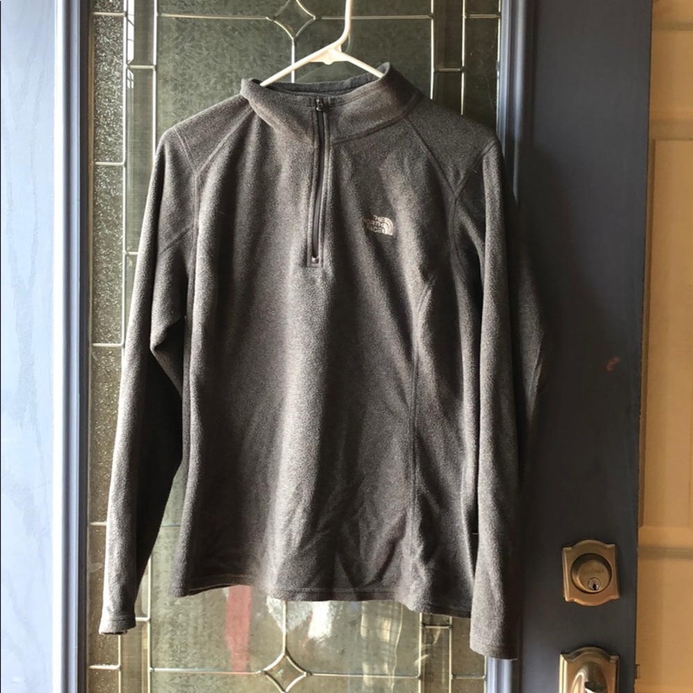 North face fleece zip up
